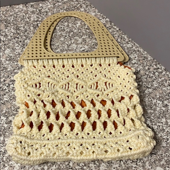 Vintage macrame purse - Picture 1 of 2
